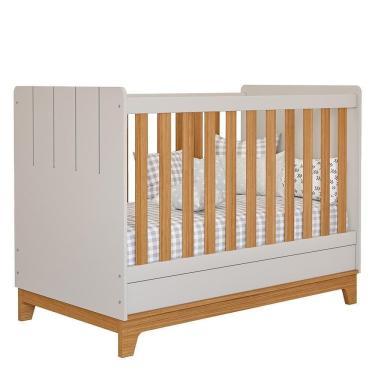 Imagem de Berço Mini Cama Biscoito Off White/nature - Permóbili Baby Off White/nature