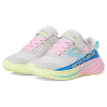 Imagem de Skechers Tênis feminino Wave 92-Imara Lite, Cinza/Multi, 13 Little Kid