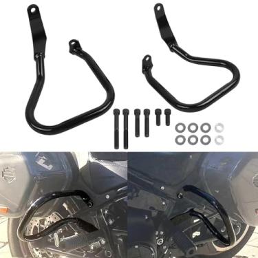 Imagem de LOOBOR Protetores de alforje de substituição para Harley Softail Low Rider ST FXLRST 2022 2023 2024 Sport Glide FLSB 2018-2025