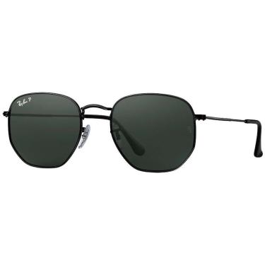 Imagem de Óculos De Sol Ray-ban Rb3548n 002-58 51-21 145 Hexagonal Polarizado