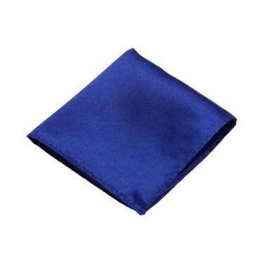 Imagem de Lenço de Bolso Masculino Vintage - Quadrado, Sólido e para Padrinhos d