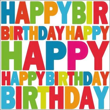 Imagem de Guardanapo para Decoupage Ambiente 33x33cm Aniversário C/ 20 Unidade -