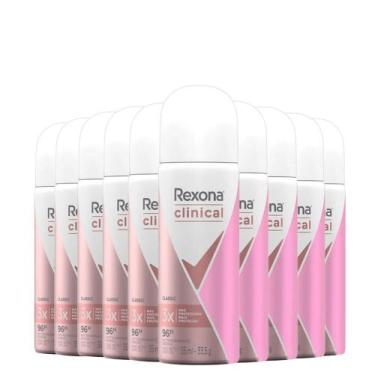 Imagem de Kit Desodorante Antitranspirante Aerosol Rexona Woman Clinical Classic
