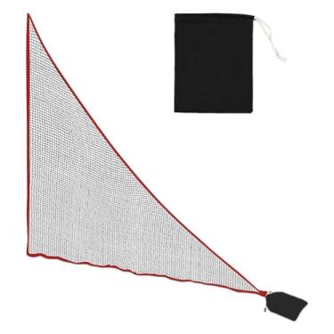 Imagem de kowaku Rede de treinamento de golfe, rede de barreira lateral de 213 cm x 213 cm, suprimentos para alvos, de prática de rebatidas, para chipping, esportes,