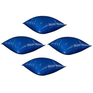 Imagem de Winter Block Almofada de ar de inverno para piscina acima do solo – Boia de cobertura resistente ao frio para inverno e fechamento de piscinas acima do solo, 10 x 10 cm, pacote com 4