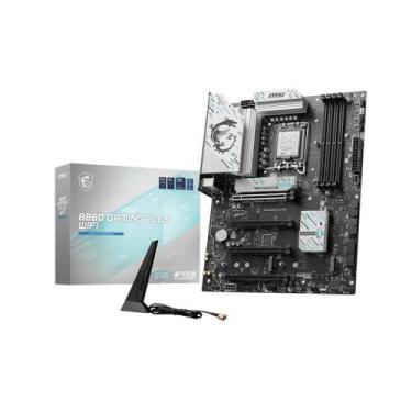 Imagem de Placa Mãe MSI B860 GAMING PLUS WIFI 7 LGA 1851 4xDDR5 Chipset Intel B8