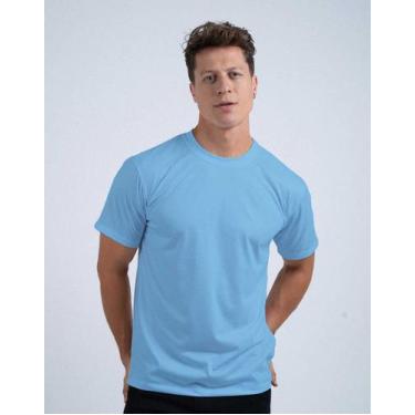 Imagem de Camiseta Básica Gola Redonda Manga Curta - Dgrau, Azul celeste, P