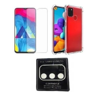 Imagem de Kit Capa Anti Impacto Samsung Galaxy M21s + Película Vidro + Película 