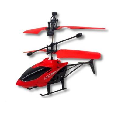 Imagem de Mini Helicóptero Sensor De Mão Avião Mini Drone Recarregável Usb - Toy