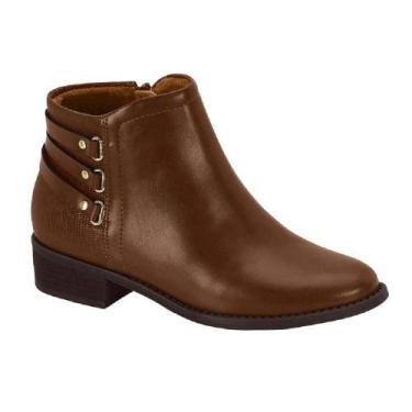 Imagem de Bota modare cano baixo ref 7057.218.27424 feminino, 36, Marrom