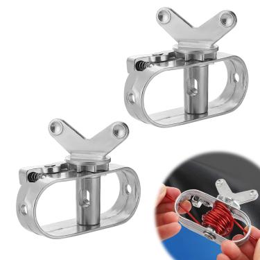 Imagem de PAMASE Guincho para Cobertura de Piscina - 2 Peças de Tensor de Cabo de Alumínio À Prova de Ferrugem, Guincho de Catraca para Cobertura de Piscina para O Inverno Acima do Solo, Substituição de Seguran