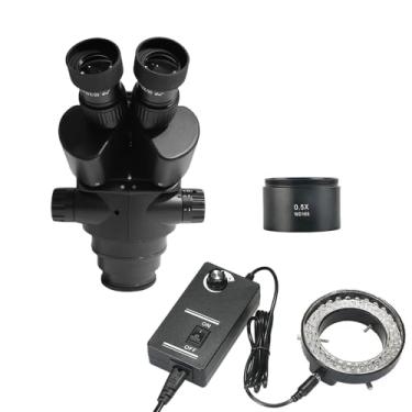 Imagem de Lakimi Cabeça de microscópio binocular preta – Acessório de visão estéreo para gravação de joias, LK-7045A-B