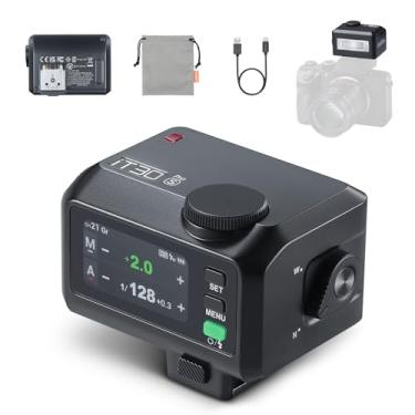 Imagem de GODOX Flash IT30Pro S para Sony, flash de câmera TTL de potência total 560, carregamento rápido, tela sensível ao toque colorida, mini flash com sistema X de 2,4 GHz, tempo de reciclagem de 1,5s