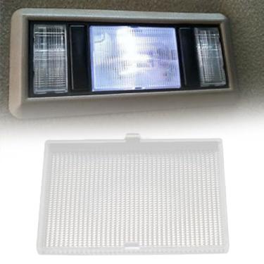 Imagem de FINMOKAL Lâmpada de teto interior de carro com luz de leitura capa transparente compatível com Chevrolet Chevy GMC Trucks 1988-1998