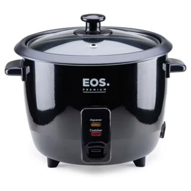 Imagem de Panela de Arroz 1.5L EOS 500W Faz 8 Xicaras Ellegance Black 127V