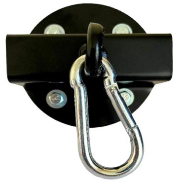 Imagem de Gancho De Balanço Suporte Pendurar Bicicleta Saco De Pancadas Teto Concretado Laje Forte e Resistente Pintura Eletrostática