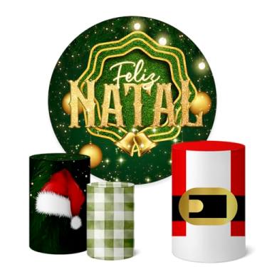 Imagem de Trio Capas Cilindro + Painel Sublimado 1,50m Natal (K1NAT065)