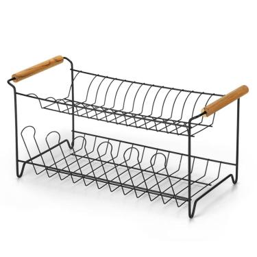 Imagem de Escorredor de Louças Duplo Eco Black Arthi
