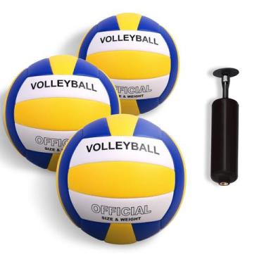 Imagem de Volleyball YANYODO, tamanho oficial, 5, interior e exterior, pacote co
