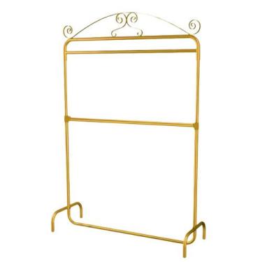 Imagem de Arara Desfile Dupla Vintage 1,00m Para equipar sua loja ou seu closet 