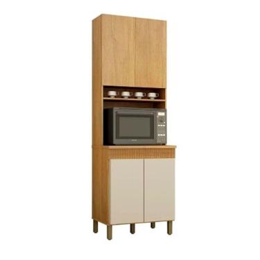 Imagem de Paneleiro Valdemoveis Dakota Cinamomo/offwhi