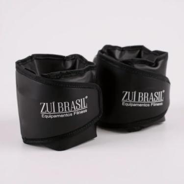 Imagem de Caneleira de Peso 2kg (Par) Profissional Ajustável – Zuí Brasil – Treino de Pernas, Glúteos e Abdômen