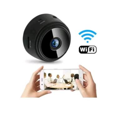 Imagem de Mini Câmera de Segurança Espiã Wifi Visão Noturna 1080 HD - A9