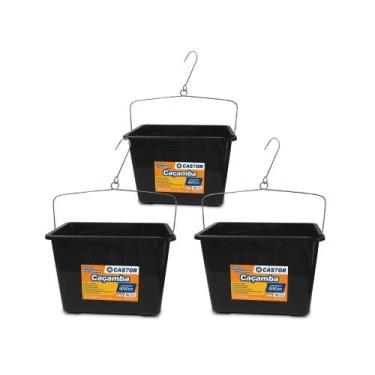 Imagem de Kit 3 Baldes Caçambas de Pintura 11 litros - Castor