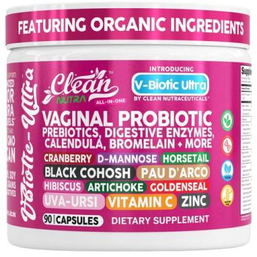 Imagem de Suplemento Clean Nutra Vaginal Probiotics 90 cápsulas veganas - Clean 