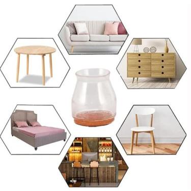 Imagem de Kit 8 Protetores Para O Pé Da Cadeira E Mesa De Silicone (p) - Importa