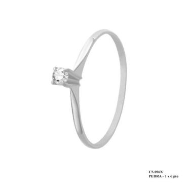 Imagem de Solitário Clássico Loren Ponto de Luz 2,5mm em Ouro 18k - JoiaUnica
