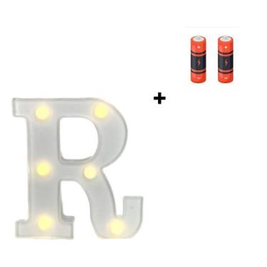 Imagem de Letra Luminária Led 3d Pequena Festa Decoração e Pilha  - Partiufesta,