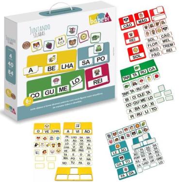 Imagem de Jogo Educativo Juntando Sílabas: Alfabetização Infantil Divertida - BA