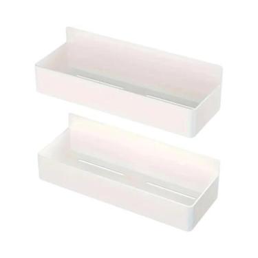 Imagem de Cestos Magnéticos Para Geladeira 2 Peças Organizador Multifuncional De