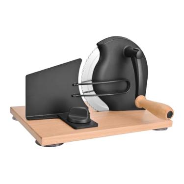 Imagem de predolo Fatiador de pão, máquina de fatiar queijo, espessura ajustável, cortador de pão doméstico, Preto