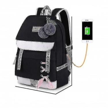 Imagem de Mochilas escolares à prova d'água ergonômicas em nylon - HUOGUO