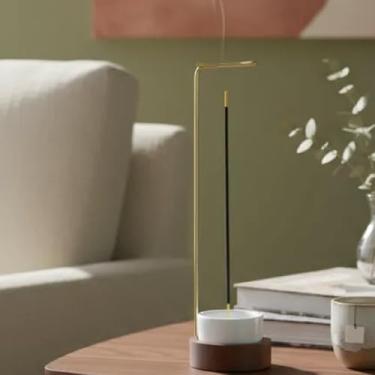 Imagem de suporte de Incenso Invertido RED Luxo Porcelana 3 caixa incenso surpresa 3 Stick Palo Santo insenso