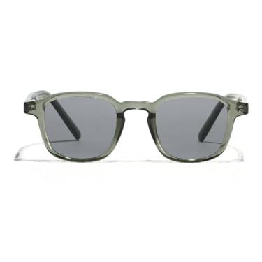 Imagem de Melrose Óculos de sol quadrados vintage feminino retrô leopardo óculos de sol feminino moda gradiente retangular tons 28003, Verde, x