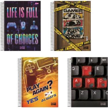 Imagem de Caderno 15X1 Capa Dura Player 240FLS. PCT.C/02 - Jandaia