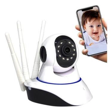 Imagem de Baba Eletrônica Wifi Câmera Visão Noturna Microfone Homologa