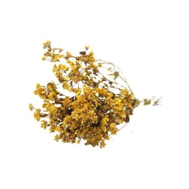 Imagem de Chuvisco Amarelo Flor Desidratada Buque Flores Secas - Pense Flores