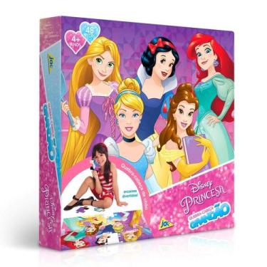Imagem de Quebra Cabeça Princesas Disney Grande P/ Criança 2405 - Toyster