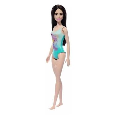 Imagem de Boneca Barbie Praia Com Maiô 30 Cm - Original Mattel, Branco