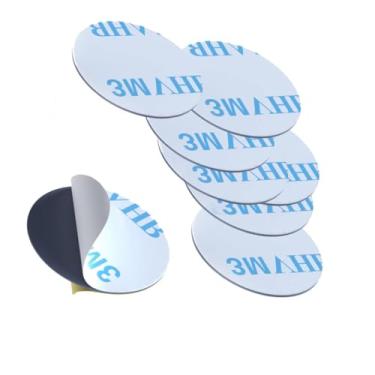 Imagem de 20 adesivos VHB 3M de fita dupla face de pontos de alta ligação Conformável Acrílico Kit de substituição 20 de 0,94 polegadas Circle pequeno redondo Plus Almofada de álcool