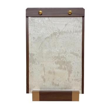 Imagem de Ysyqkn Suporte para exibição de Nail Art, ferramenta de manicure, faça você mesmo, mesa profissional, placa de exposição de amostra de ponta de unha, Amarelo, S