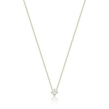 Imagem de Eluren, Corrente Com Pingente Ponto De Luz Banhado A Ouro COR: DOURADO