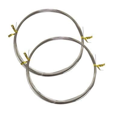 Imagem de Eupheng Fio líder de aço inoxidável de proteção contra mordidas, fio líder de pesca com acabamento brilhante ou marrom para peixes com dentes 13,6 kg 20,4 kg 27,2 kg 36,3 kg 45,4 kg 54,4 kg 68 kg