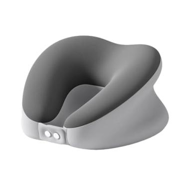 Imagem de Xiamenzcx Almofada de dormir de mesa ergonômica com suporte de pescoço de espuma viscoelástica multifuncional com núcleo de almofada removível e é muito adequada para escritório, viagens, família e