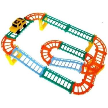 Imagem de Carrinho Pista Mini Cidade Color a Pilha - Art Brink