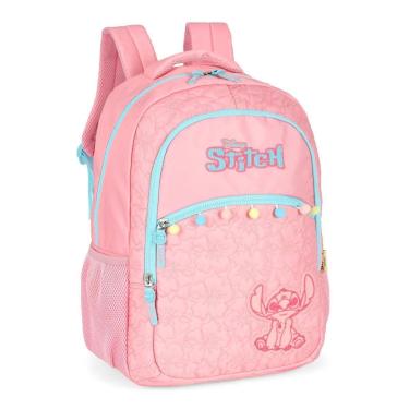Imagem de Mochila Escolar Stitch Bordado Original Luxcel-Feminino